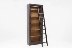 Barton 103" Bookcase With Ladder
