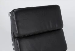 Moby Black Faux Leather High Back Rolling Office Chair -Living Spaces Store 223558 black faux leather office chair detail 44