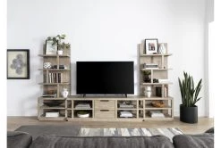 Pierce Natural 28" Pier 18 Pierce Natural 28" Pier -Living Spaces Store 246604 grey wood pier room 36