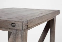 Jaxon Grey 28" Pier -Living Spaces Store 249581 grey wood pier detail 04