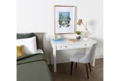 Moda II Grey Dining Side Chair -Living Spaces Store 254075 grey fabric dining chair room 43