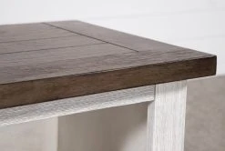 Dixon White 97" Tv Stand With Glass Doors -Living Spaces Store 254088 white wood media console detail 04