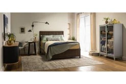 Duffy Grey Dining Side Chair -Living Spaces Store 256193 grey fabric dining chair room 61