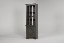 Sinclair II Grey 25" Left Pier -Living Spaces Store 258744 grey wood pier arm 26