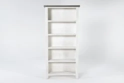 Dixon White 74" Bookcase