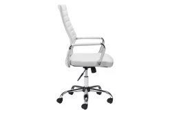 Primero Desk Chair White -Living Spaces Store 269472 white metal office chair detail 44