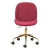 Red Velvet And Gold Desk Chair -Living Spaces Store 269502 red metal office chair v2 signature 51
