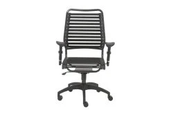 Farum Black High Back Bungee Desk Chair