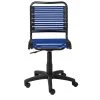 Oslo Blue Low Back Bungee Desk Chair