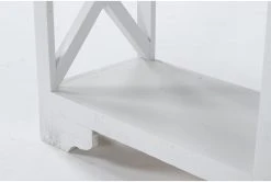 Cora Room Divider Bookcase -Living Spaces Store 277046 white wood room divider detail 44