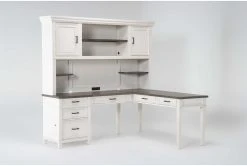 Aberdeen 4 Piece Modular L-Shaped Desk With Hutch