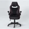 Theory Black Gaming Chair With Red Trim 2 Theory Black Gaming Chair With Red Trim -Living Spaces Store 279994 red polyurethane office chair signature 01