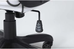 Theory White Gaming Chair With Black Trim -Living Spaces Store 279995 blue polyurethane office chair detail 45