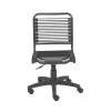 Uppsala Black And Graphite Low Back Bungee Desk Chair -Living Spaces Store 282854 black nylon office chair signature 01