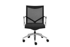 Lamkin Black Mesh Low Back Desk Chair