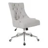 Amber Grey Tufted Rolling Office Chair 1 Amber Grey Tufted Rolling Office Chair -Living Spaces Store 284047 Main 1