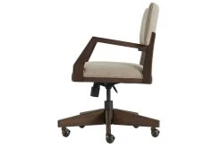 Revis Office Chair 10 Revis Office Chair -Living Spaces Store 292521 brown wood office chair side 14