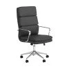Corral Black Adjustable Upholstered Office Chair -Living Spaces Store 299189 black fabric office chair signature 02
