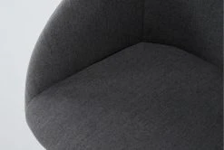 Imogen Charcoal Office Chair -Living Spaces Store 301760 grey fabric office chair detail 45