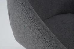 Imogen Charcoal Office Chair -Living Spaces Store 301760 grey fabric office chair detail 47
