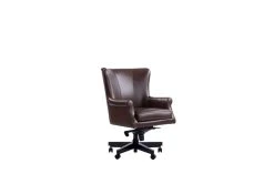 Beau Brown Leather Office Chair 8 Beau Brown Leather Office Chair -Living Spaces Store 303549 brown leather office chair detail 44