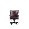 Beau Brown Leather Office Chair -Living Spaces Store 303549 brown leather office chair signature 01
