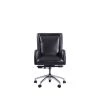 Edgar Black Leather Office Chair -Living Spaces Store 303550 black leather office chair signature 01