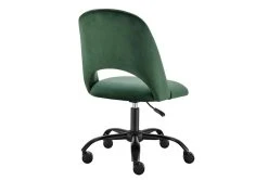 Superba Olive Green Office Chair With Black Base -Living Spaces Store 304211 green fabric office chair detail 47
