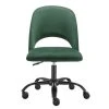 Superba Olive Green Office Chair With Black Base 2 Superba Olive Green Office Chair With Black Base -Living Spaces Store 304211 green fabric office chair signature 01