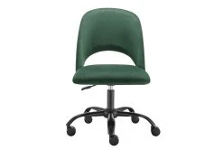 Superba Olive Green Office Chair With Black Base