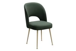 Shirley Forest Green Velvet Dining Chair