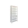 Braeburn White 79" Bookcase -Living Spaces Store 305248 white wood bookcase signature 01