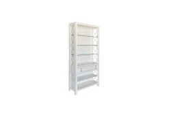 Braeburn White 79" Bookcase
