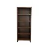 Prestwick Elm 80" Bookcase -Living Spaces Store 305255 brown wood bookcase signature 01