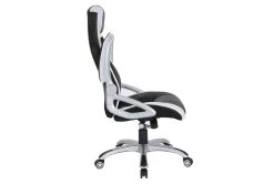 Ozzy Black With White Gaming Chair -Living Spaces Store 306036 detail 45