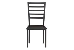 Rockwood Writing Desk With Chair -Living Spaces Store 306050 brown wood desk and chair set front 03