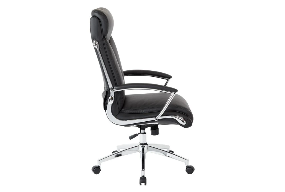Sweeney Black Executive Faux Leather High Back Office Chair 4 Sweeney Black Executive Faux Leather High Back Office Chair - Image 2