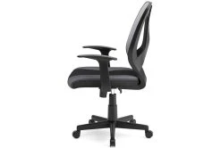 Genesee Light Gray & Black Mesh Office Chair 11 Genesee Light Gray & Black Mesh Office Chair -Living Spaces Store 306206 grey multi media office chair side 14