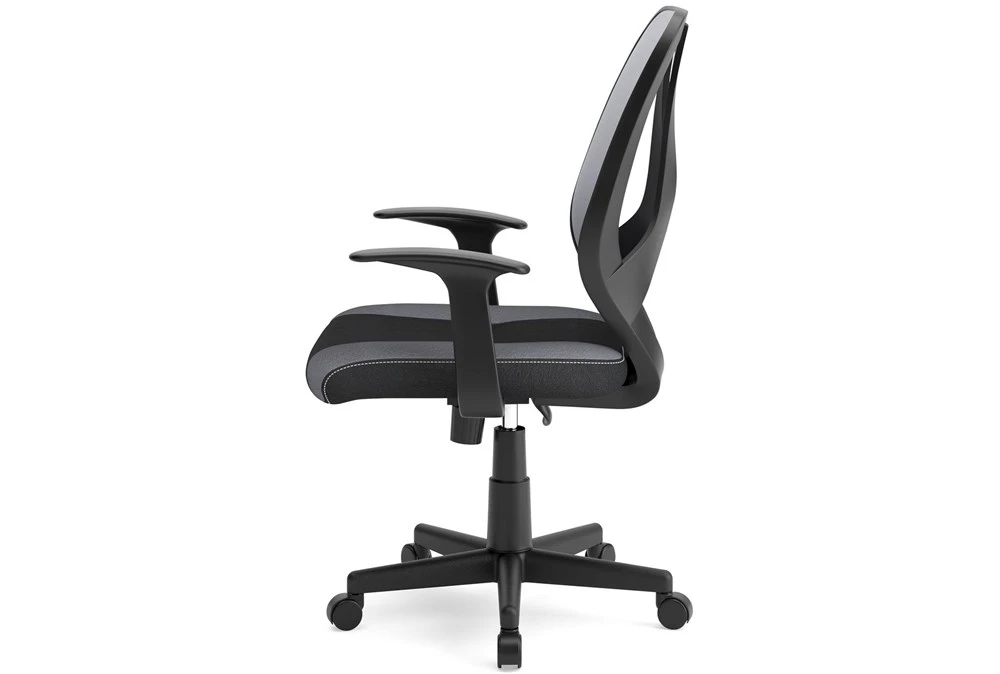 Genesee Light Gray & Black Mesh Office Chair 5 Genesee Light Gray & Black Mesh Office Chair - Image 3