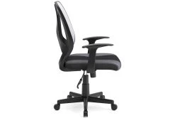 Genesee Light Gray & Black Mesh Office Chair 12 Genesee Light Gray & Black Mesh Office Chair -Living Spaces Store 306206 grey multi media office chair side 15