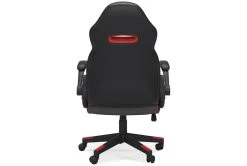 Mcneil Red & Black Gaming Chair -Living Spaces Store 306250 red multi media gaming chair back 82