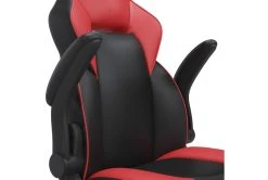 Mcneil Red & Black Gaming Chair -Living Spaces Store 306250 red multi media gaming chair detail 45