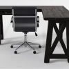 Jaxon Corner Desk + Moby Black Low Back Rolling Office Chair -Living Spaces Store 309846 black wood desk and chair set signature 01
