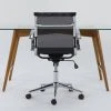 Alton Glass Desk + Wendell Office Chair -Living Spaces Store 309863 brown wood desk and chair set signature 01