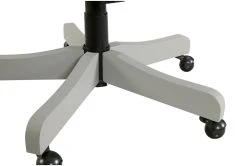 Seybert Grey Upholstered Desk Chair -Living Spaces Store 310644 grey polyester office chair detail 45