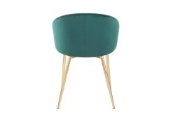 Rose Emerald Velvet Dining Chair -Living Spaces Store 314366 green velvet dining chair back 82
