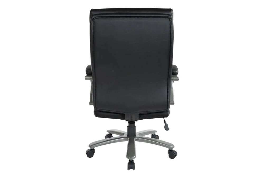 Ezra Big And Tall Faux Leather Office Chair 4 Ezra Big And Tall Faux Leather Office Chair - Image 2