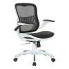 Caty Black Mesh Office Chair With Wheels -Living Spaces Store 316050 black polyester office chair signature 01