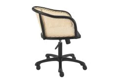 Hedda Office Chair With Beige Velvet Seat -Living Spaces Store 321587 black velvet office chair detail 45