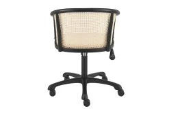 Hedda Office Chair With Beige Velvet Seat -Living Spaces Store 321587 black velvet office chair detail 47